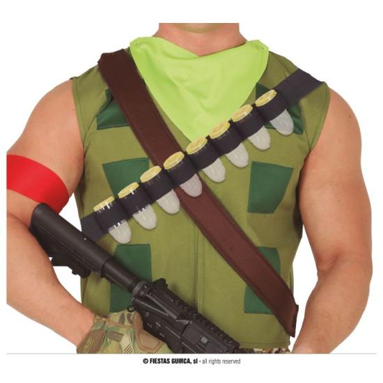 Cinta con 8 vasitos/balas para bebida