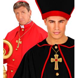 Collar Cruz Dorada Sacerdote / Obispo