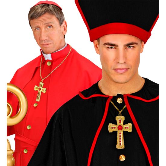 Collar Cruz Dorada Sacerdote / Obispo