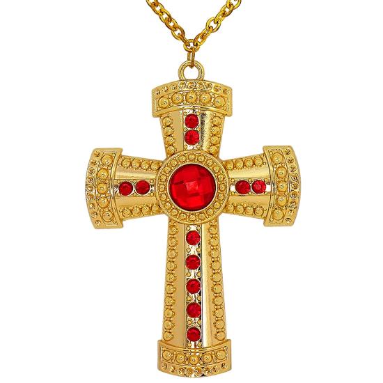 Collar Cruz Dorada Sacerdote / Obispo