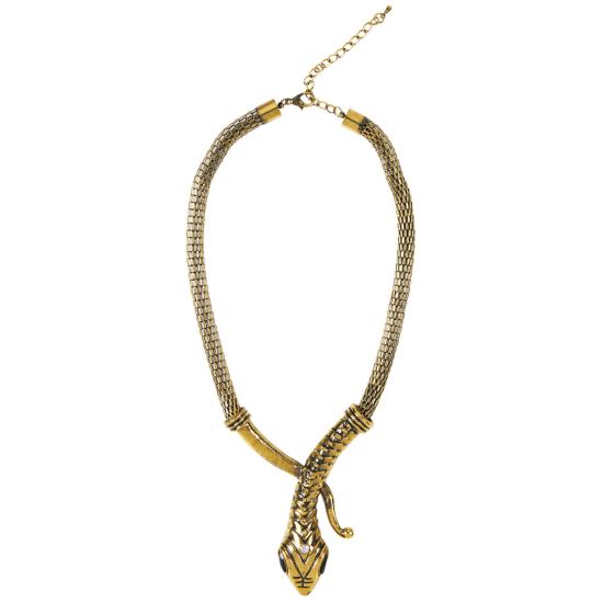 Collar egipcio con Serpiente