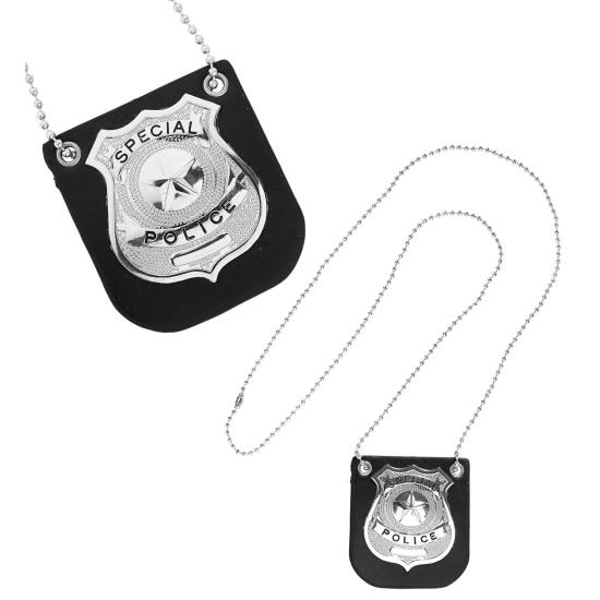 Collar con Placa Policia