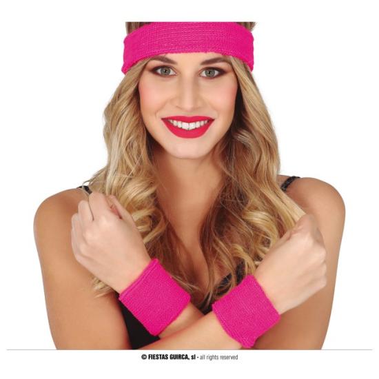 Conjunto 2 muñequeras y cinta pelo