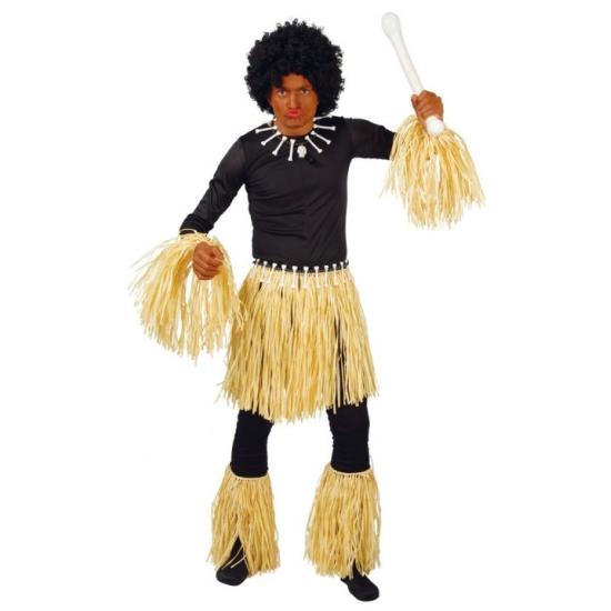 Conjuto Zulu & Hawaiano para Adulto