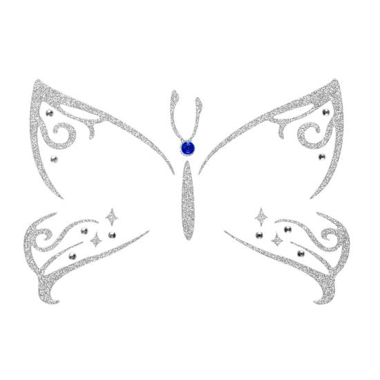 Decoración Adhesiva Cara  mariposas