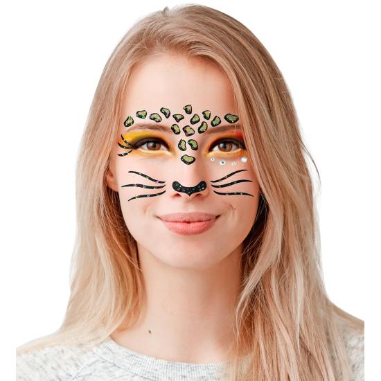 Decoración Adhesiva Cara Tigre