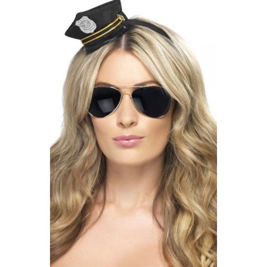 Diadema Mini Gorro de Policía Luxe.