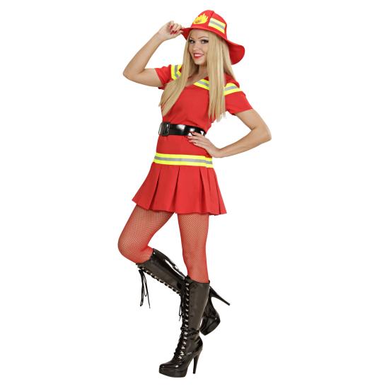 Disfraz  Bombera Rojo Sexy para adulta