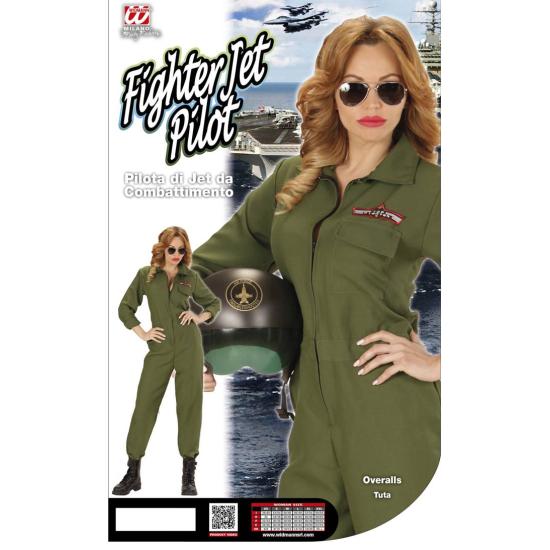 Disfraz Piloto de Combate Top Gun para Mujer