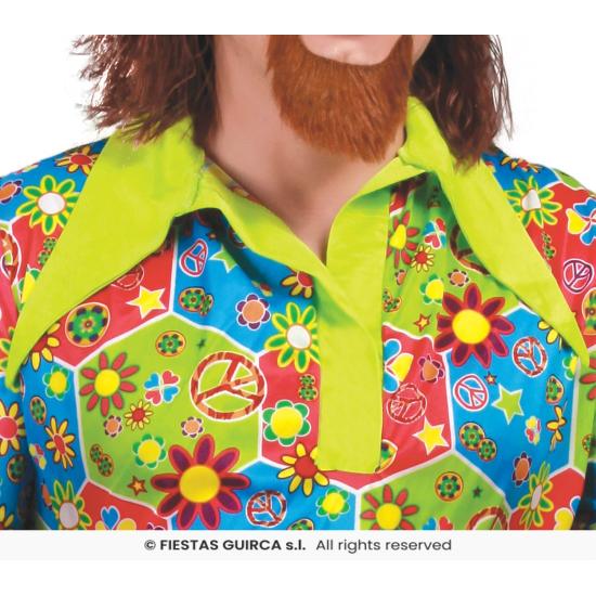 Disfraz adulto Hippie Flower Power