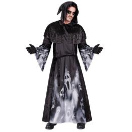Disfraz Almas que Gritan para Hombre – Túnica con Capucha, Capa y Cinturón