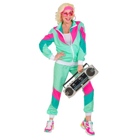 Disfraz Años 80 Chandal color Unisex  Adultos
