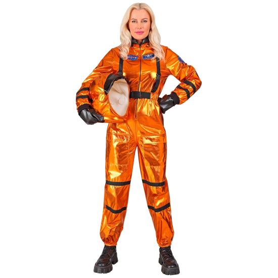 Disfraz Astonuta Misión Espacial Naranja para mujer