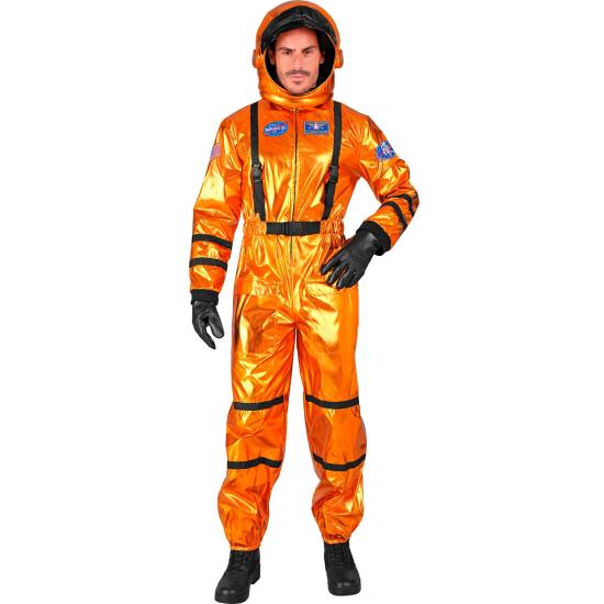 Disfraz Astronauta colonizador para adulto color Naranja