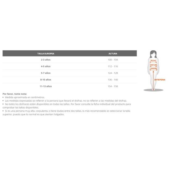 Disfraz Bruja Morada talla niña