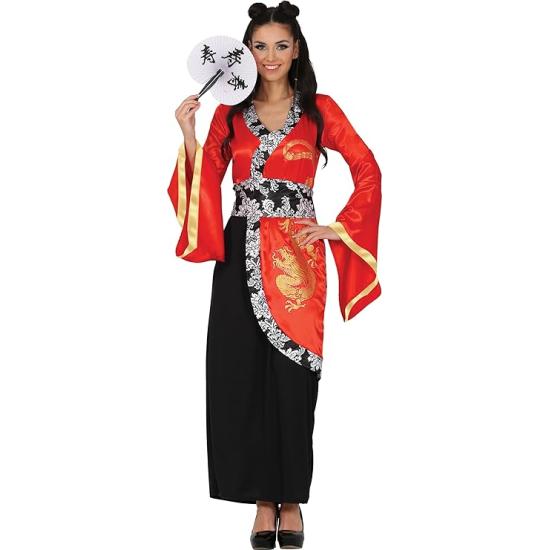 Disfraz China Tradicional para Mujer – Vestido y Cinturón