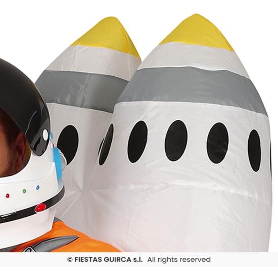 Disfraz Cohete Hinchable adulto