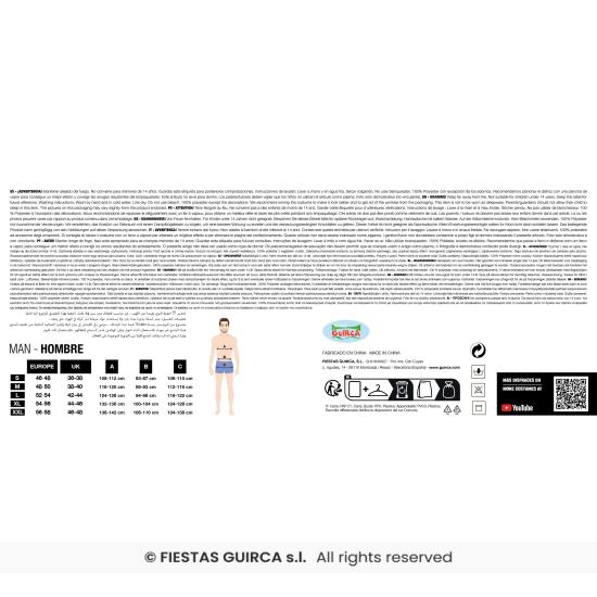 Disfraz Cortesano Caballero Veneciano adulto