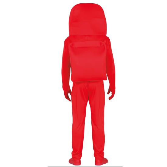 Disfraz de Among Us Rojo para adultos
