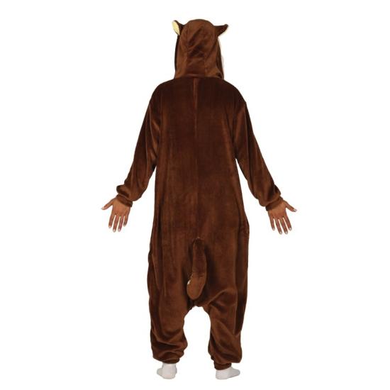 Disfraz de Ardilla Pijama de Peluche para Mujer