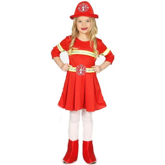 Disfraz de Bombera Alegre niña