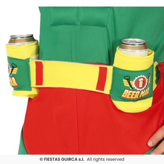 Disfraz de Capitán Super Cervecero Man