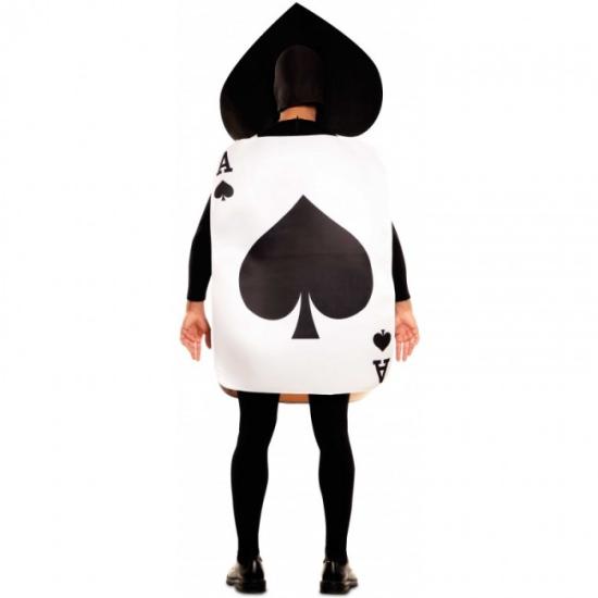Disfraz de Carta As de Picas Alicia para adulto
