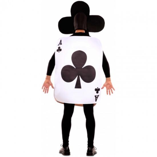 Disfraz de Carta As de Trébol Alicia para adultos
