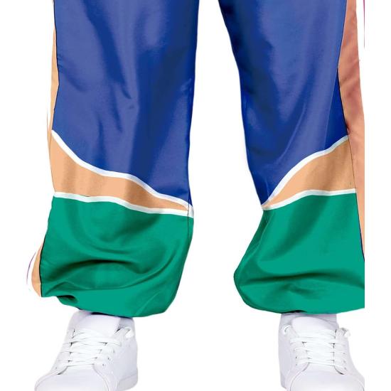 Disfraz de chándal de Gimnasta de los años 80 para Hombre Adulto **