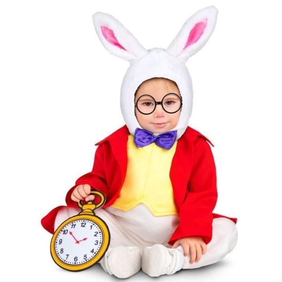 Disfraz de Conejo Alicia con Reloj para Bebé