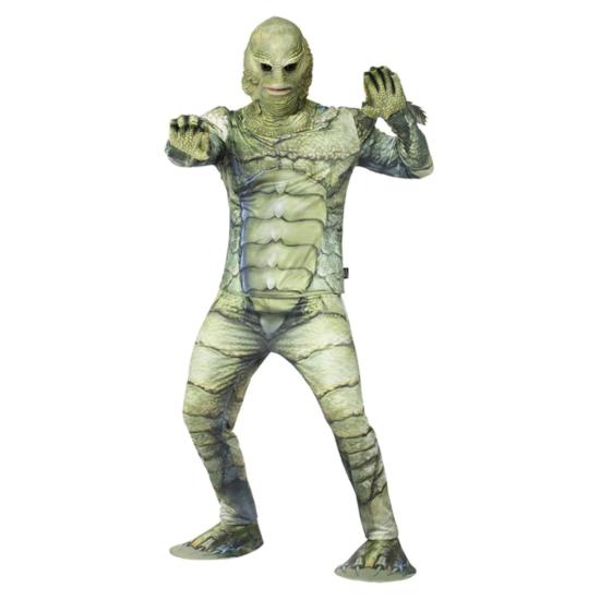 Disfraz de criatura de la laguna negra, Universal Monsters adulto