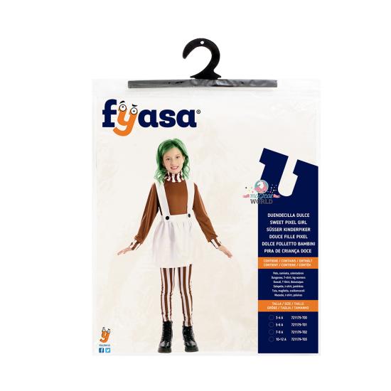 Disfraz de Duendecilla Dulce Infantil oompa loompa de Willy Wonka