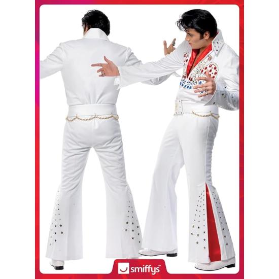 Disfraz de el Rey del Rock Elvis Deluxe para hombre