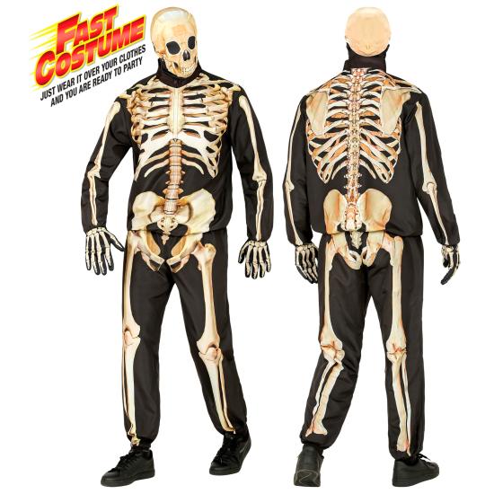 Disfraz de Esqueleto "Fast Costume" – Adulto