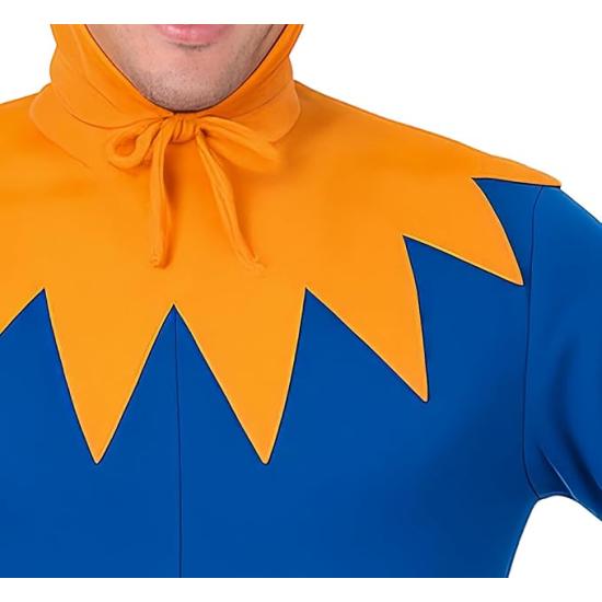 Disfraz de Gallo Azul para Adulto – Capucha, Cinturón y Mono