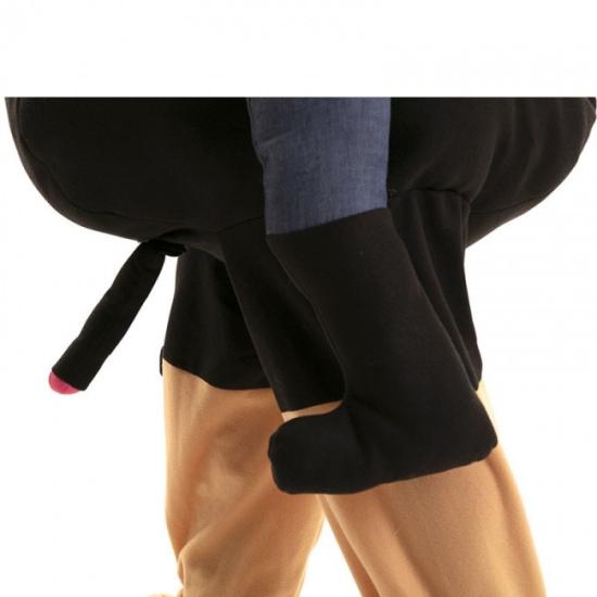 Disfraz de Gallo Exhibicionista a hombros para adulto