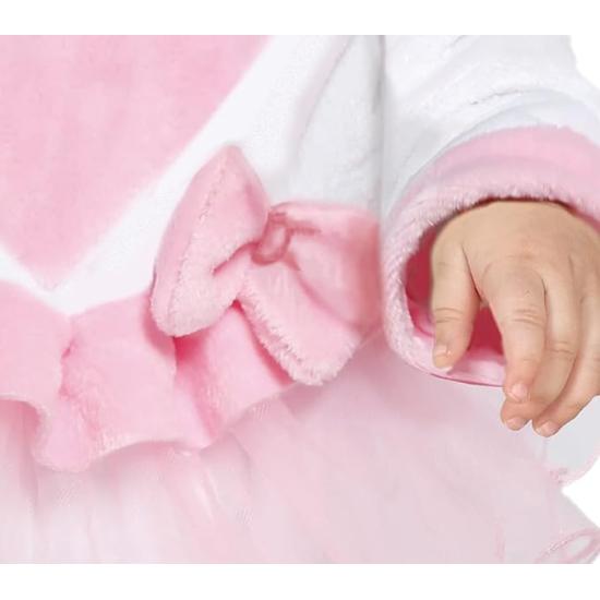 Disfraz de Gatito Rosa - Mono Rosa con Capucha Gato y Tutu para Bebé **