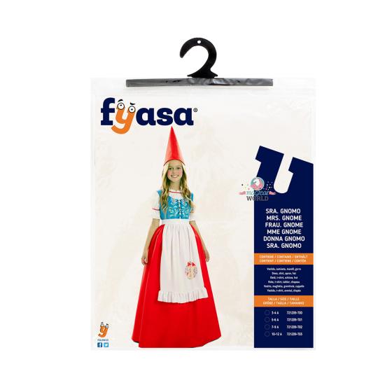 Disfraz de Gnomo para Niña David el Gnomo