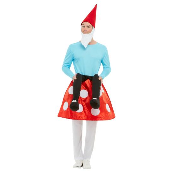 Disfraz de Gnomo sobre seta