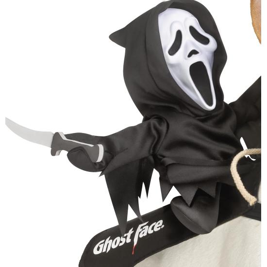 Disfraz de jinete Ghost Face® para mascota