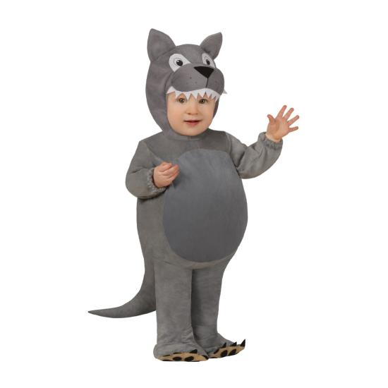 Disfraz de lobo barrigón para bebé **