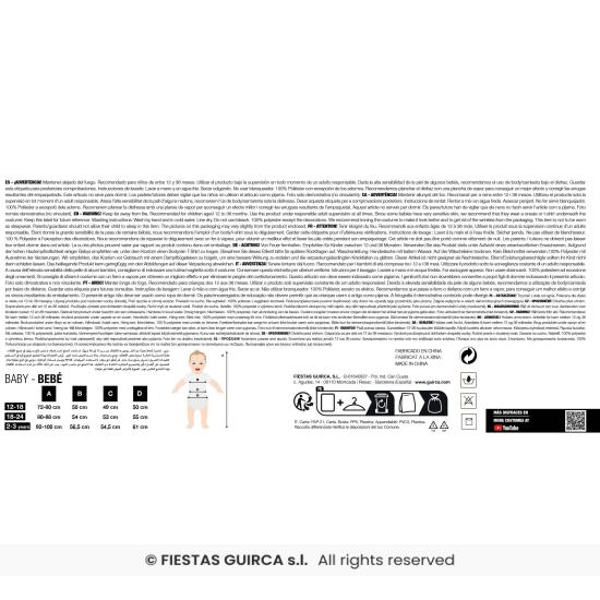 Disfraz de Loro Bebé Multicolor