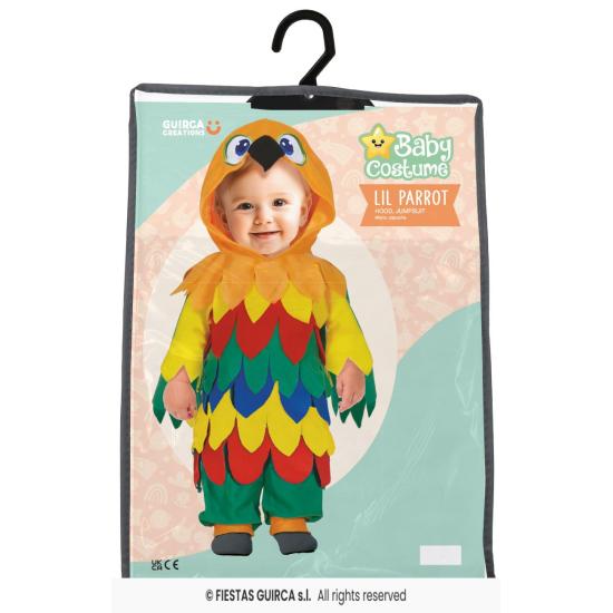 Disfraz de Loro Bebé Multicolor