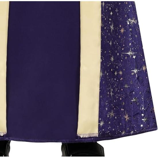 Disfraz de Mago de Cuento para Niño – Cinturón, Gorro y Túnica