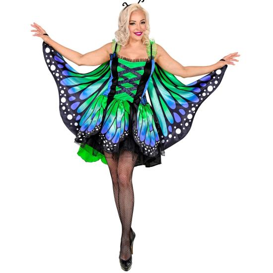 Disfraz de Mariposa Verde para adulta