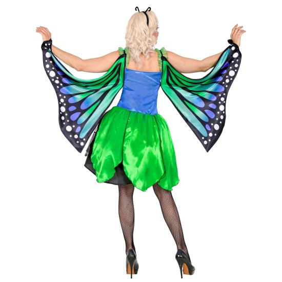 Disfraz de Mariposa Verde para adulta