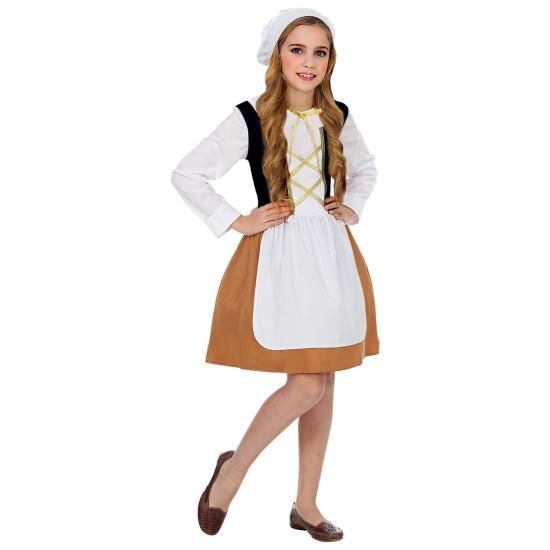 Disfraz Mesonera Medieval Alegre de Niña