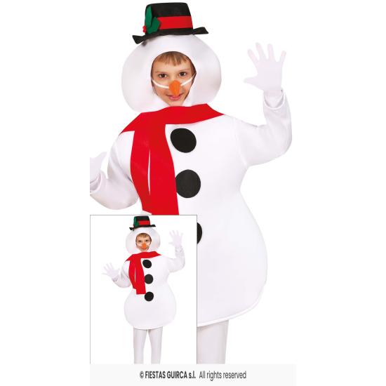 Disfraz de Muñeco de Nieve para Niños