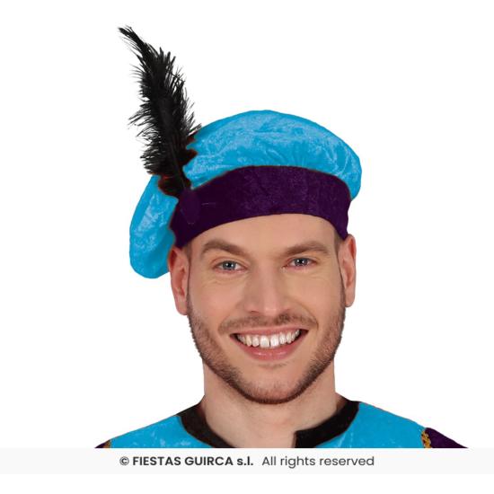 Disfraz de Paje Real Azul adultos