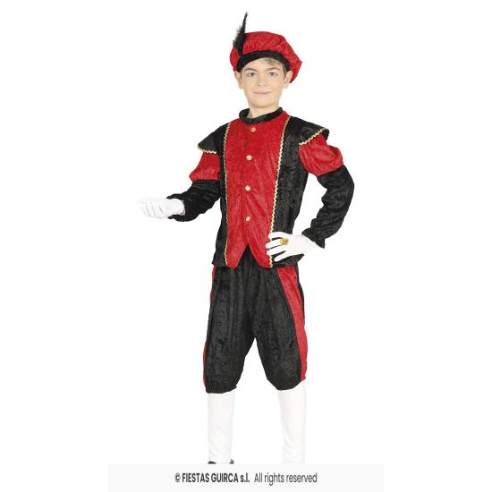 Disfraz de Paje Rojo para Niño